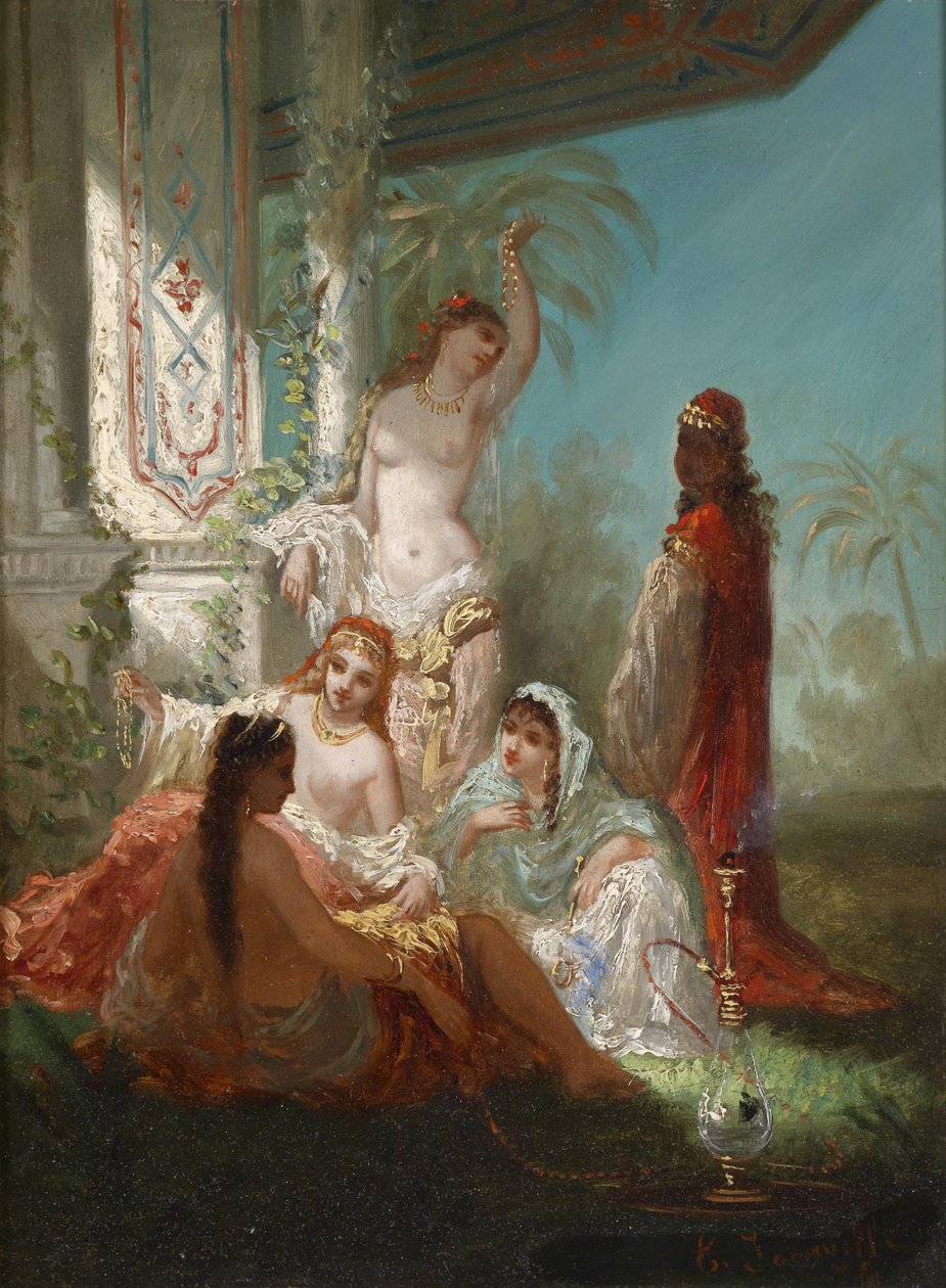 Ulubione kobiety sułtana autorstwa Antoine Victor Edmond Joinville