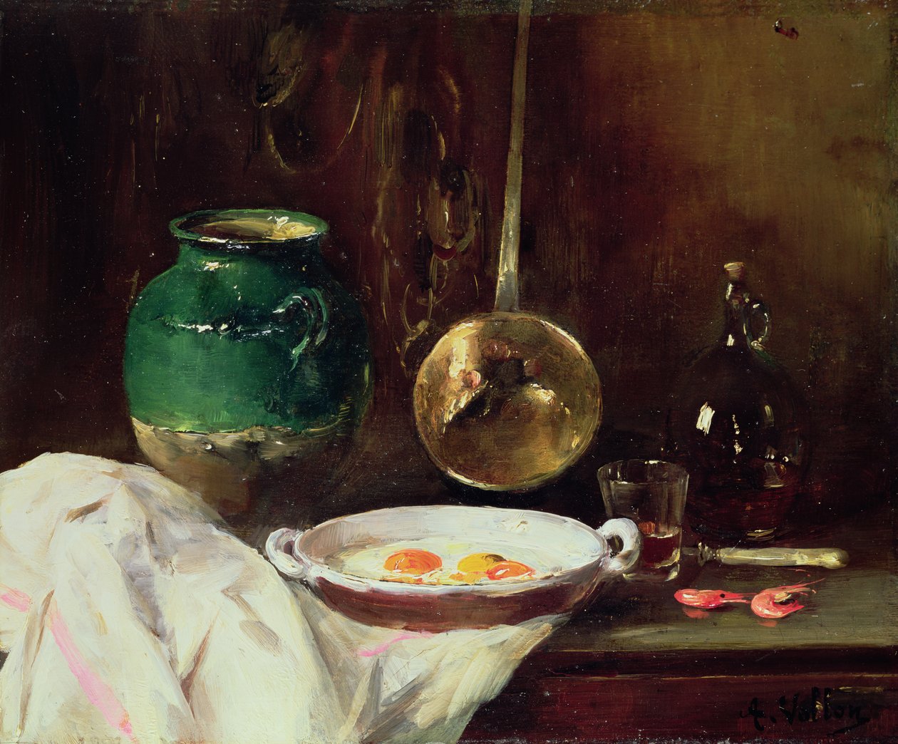 Martwa natura autorstwa Antoine Vollon
