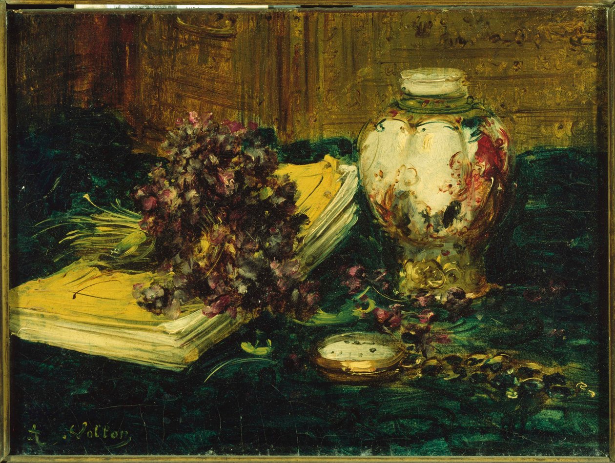 Fiołki autorstwa Antoine Vollon