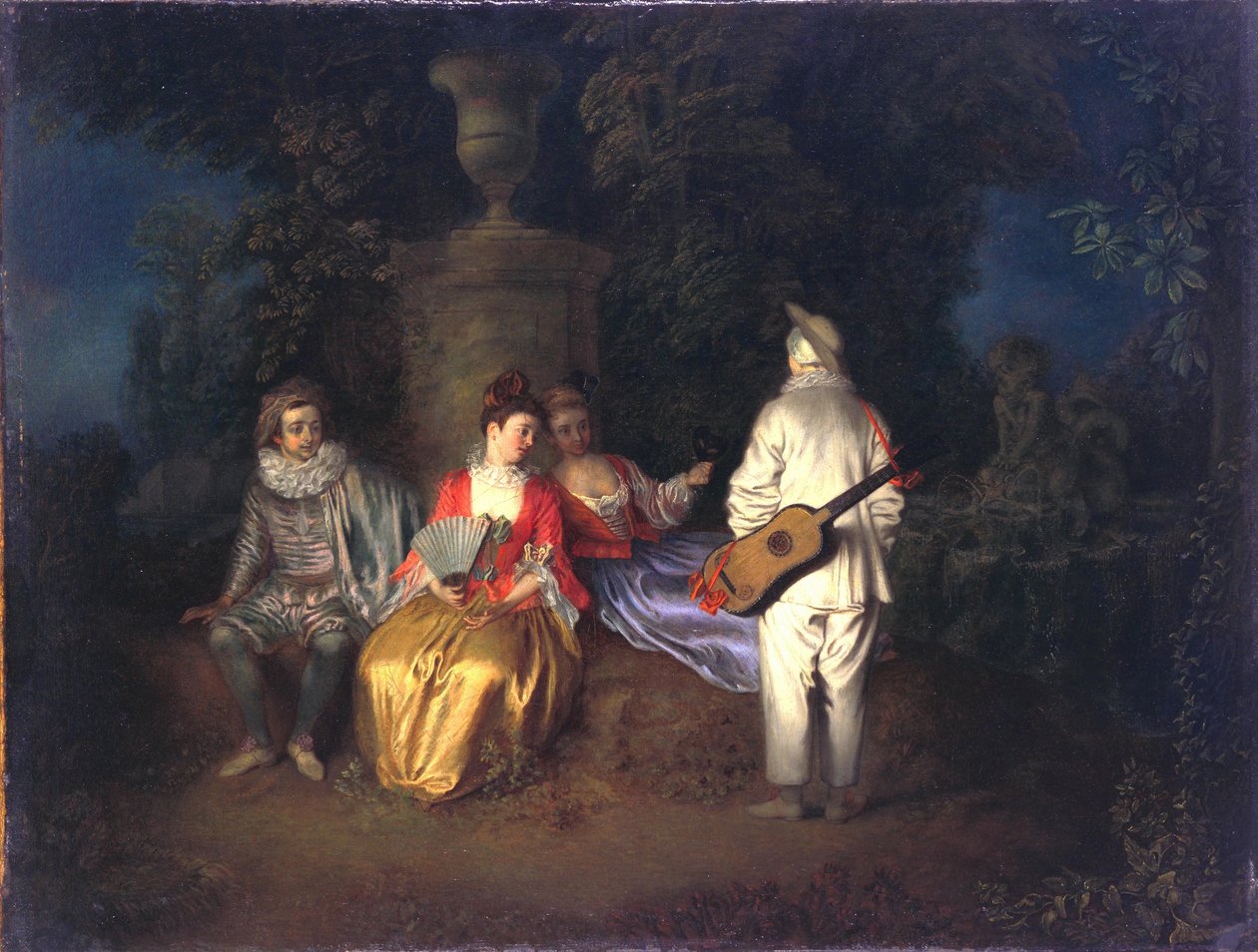 Czwórka autorstwa Jean Antoine Watteau