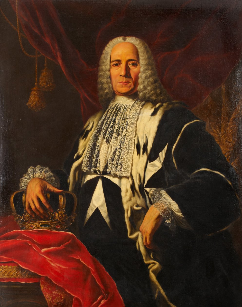 Wielki Mistrz Emmanuel Pinto autorstwa Antoine de Favray