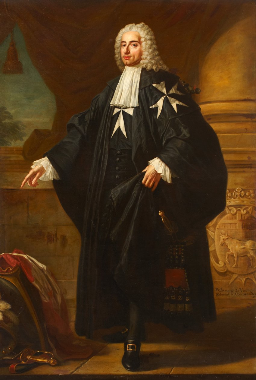Jacques de Vachon Belmont, ok. 1760 autorstwa Antoine de Favray