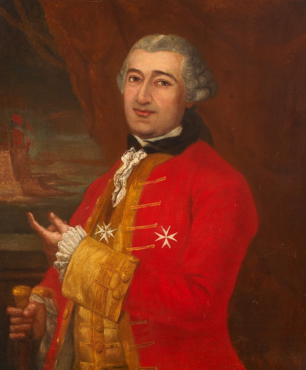 Rene Jacob de Tigne, c.1798 autorstwa Antoine de Favray