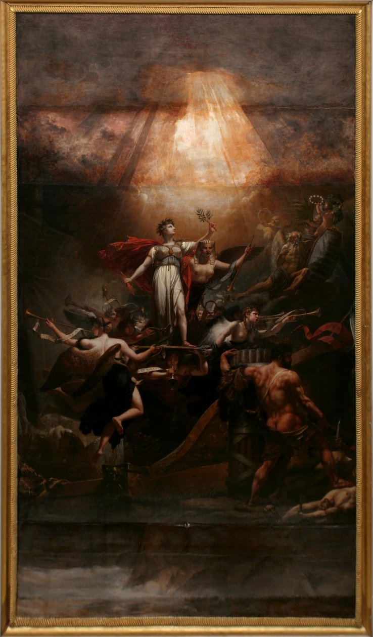 Alegoria XVIII Brumaire czyli Ocalonej Francji autorstwa Antoine François Callet