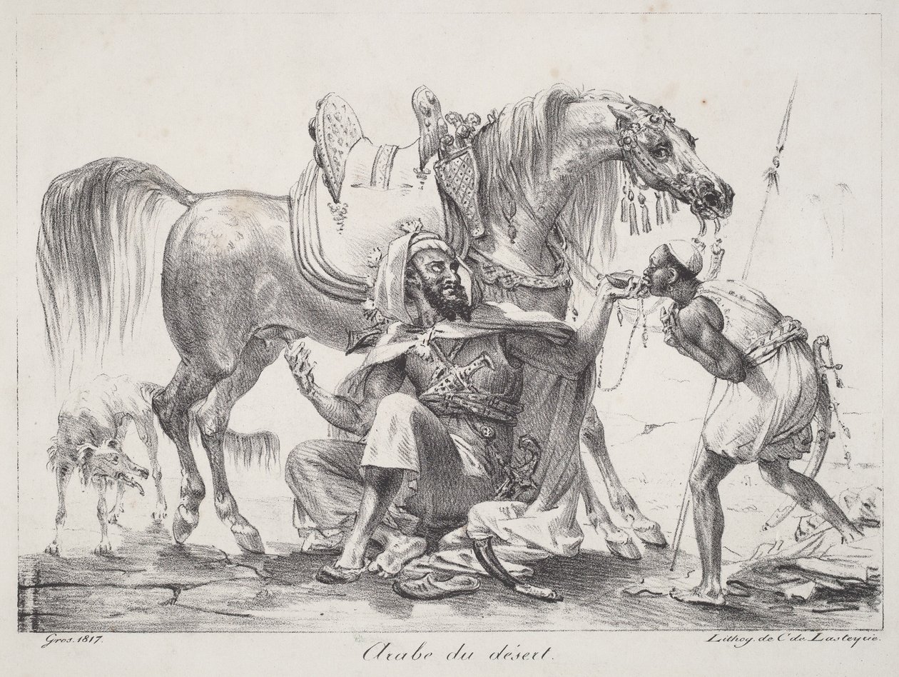 Arab pustynny (Arab pustynny) autorstwa Antoine-Jean Gros