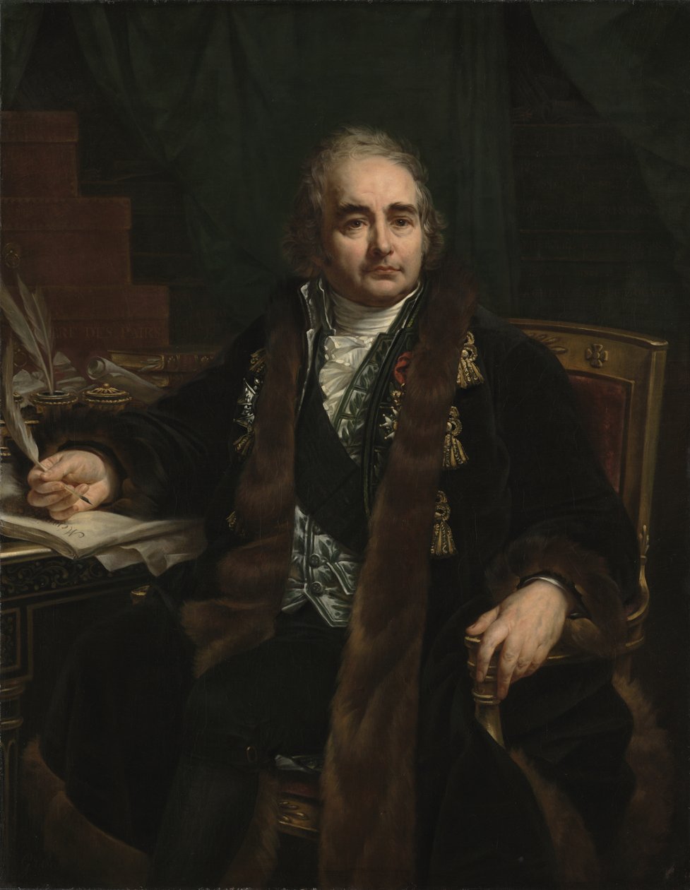 Portret hrabiego Jean-Antoine Chaptal autorstwa Antoine-Jean Gros