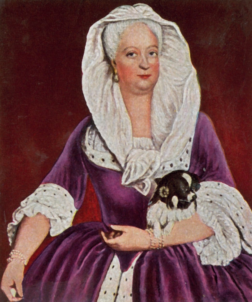 Matka Fryderyka Wielkiego autorstwa Antoine (after) Pesne