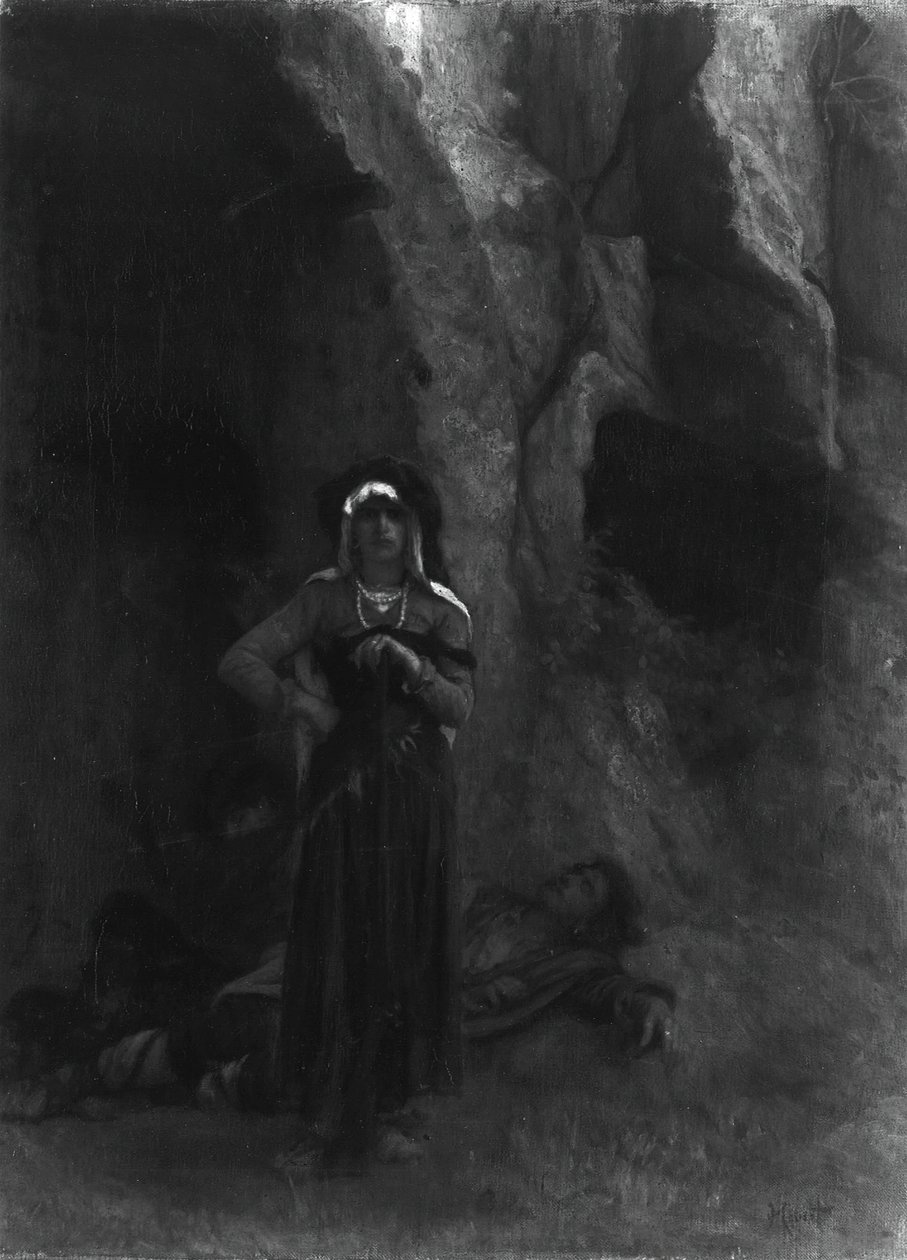 Na straży, 186070. autorstwa Antoine Auguste Ernest Hebert