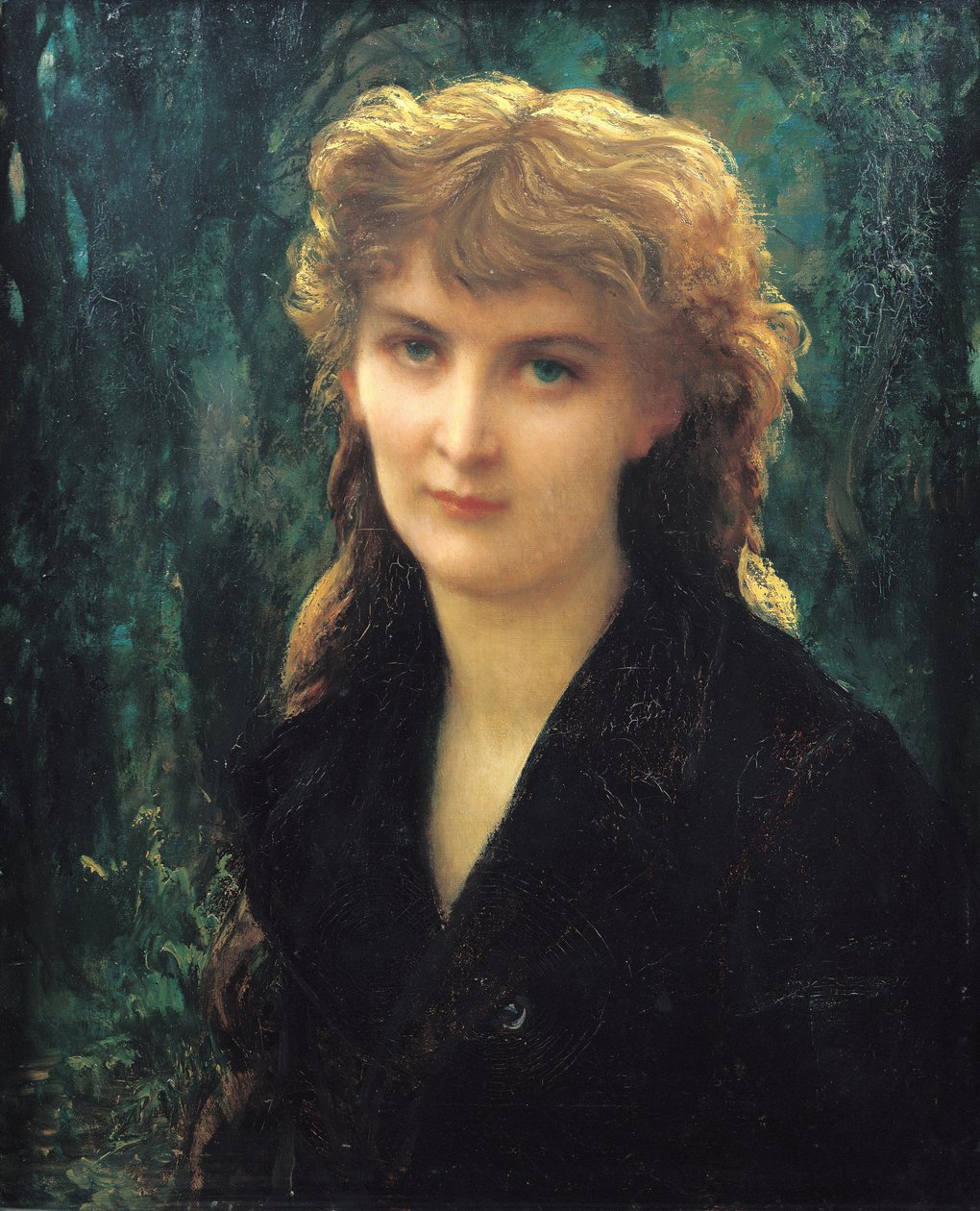 Baronowa Eleonora de Uckermann (1853-1936) 1884 autorstwa Antoine Auguste Ernest Herbert or Hebert