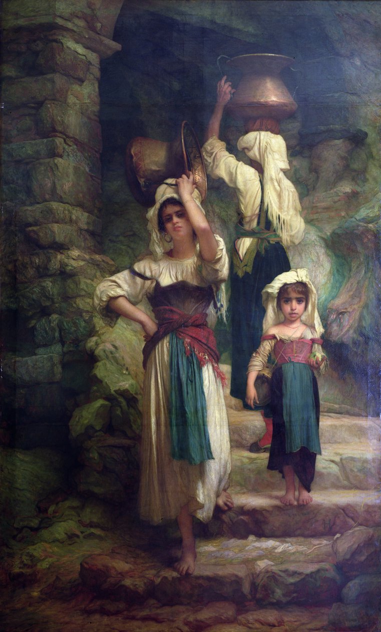 Kobiety z Cervary, 1858 autorstwa Antoine Auguste Ernest Herbert or Hebert