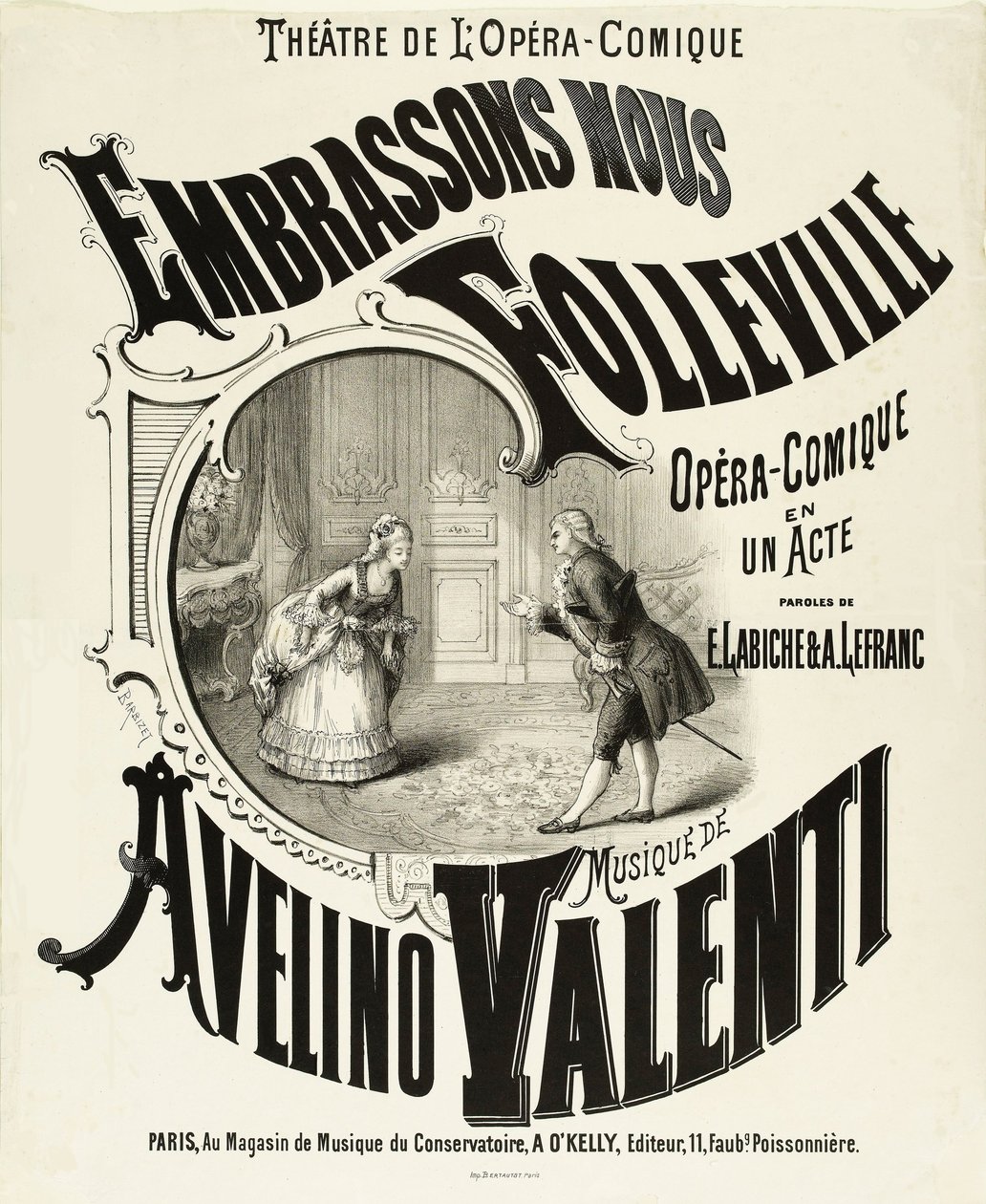Pocałujmy się, Folleville autorstwa Antoine Barbizet