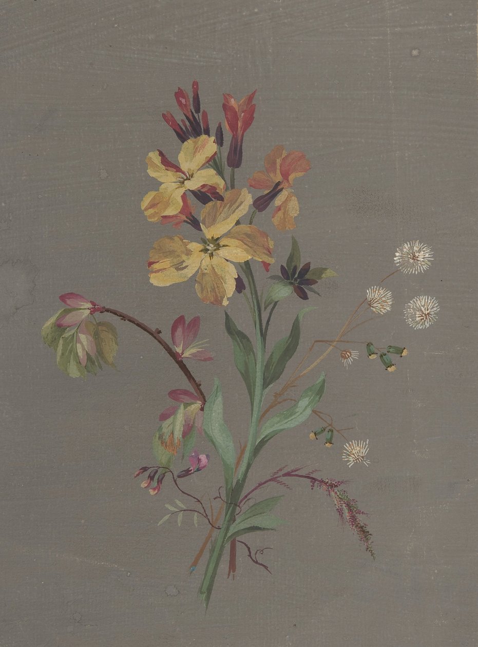 Kwiatowy wzór, ca. 1820. autorstwa Antoine Berjon