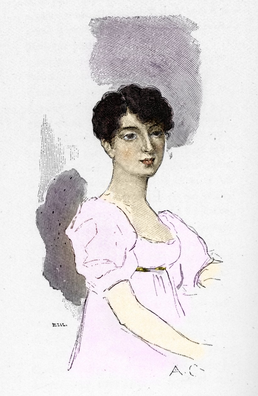 Portret Louise Catherine Eleonore Denuelle autorstwa Antoine Calbet