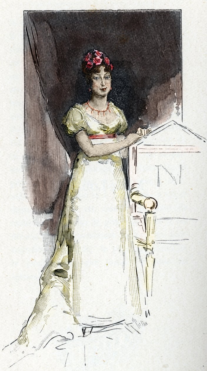 Portret impress Marie Louise z Austrii (Marie-Louise) autorstwa Antoine Calbet