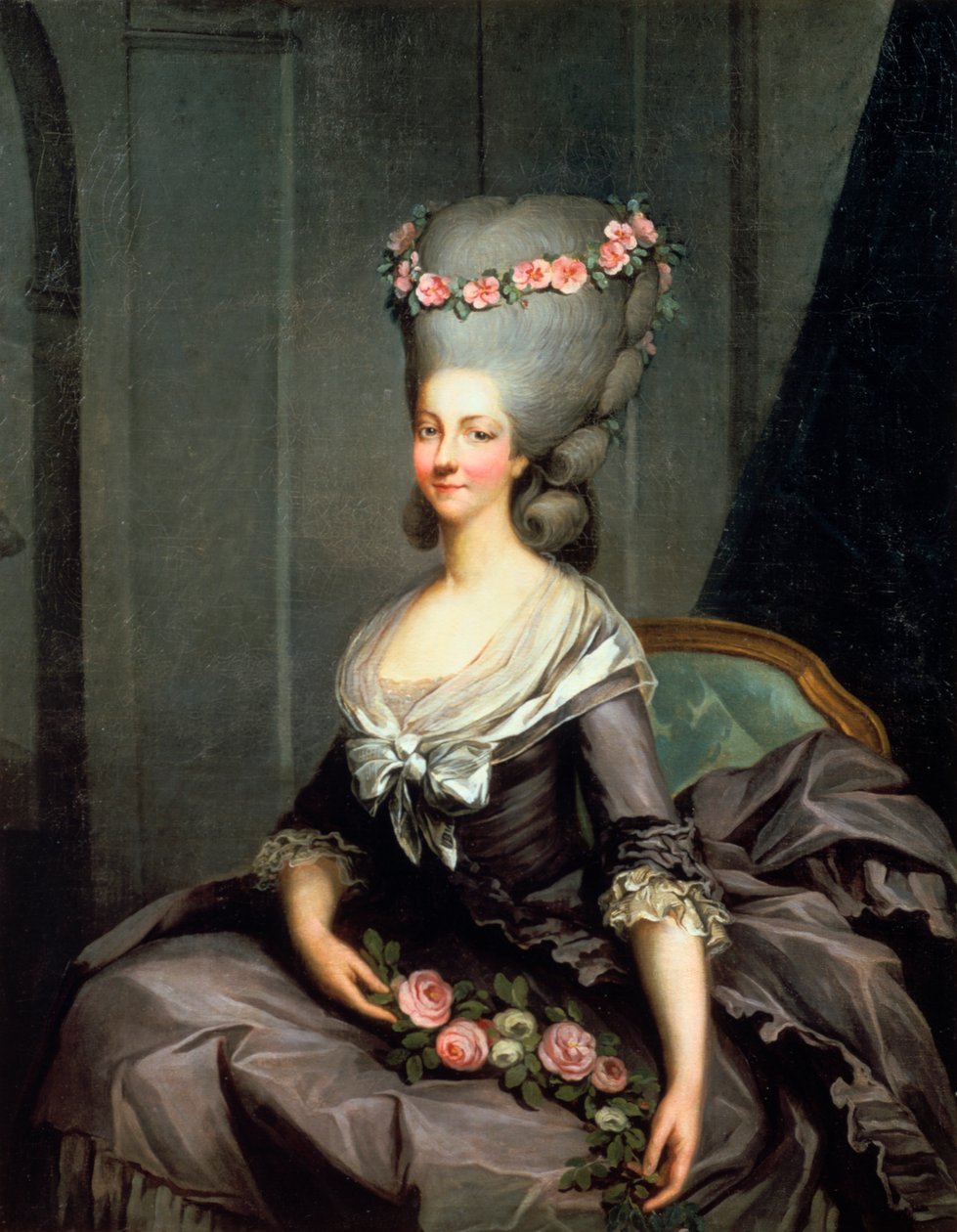 „Księżniczka Lamballe” z końca XVIII wieku autorstwa Antoine Callet