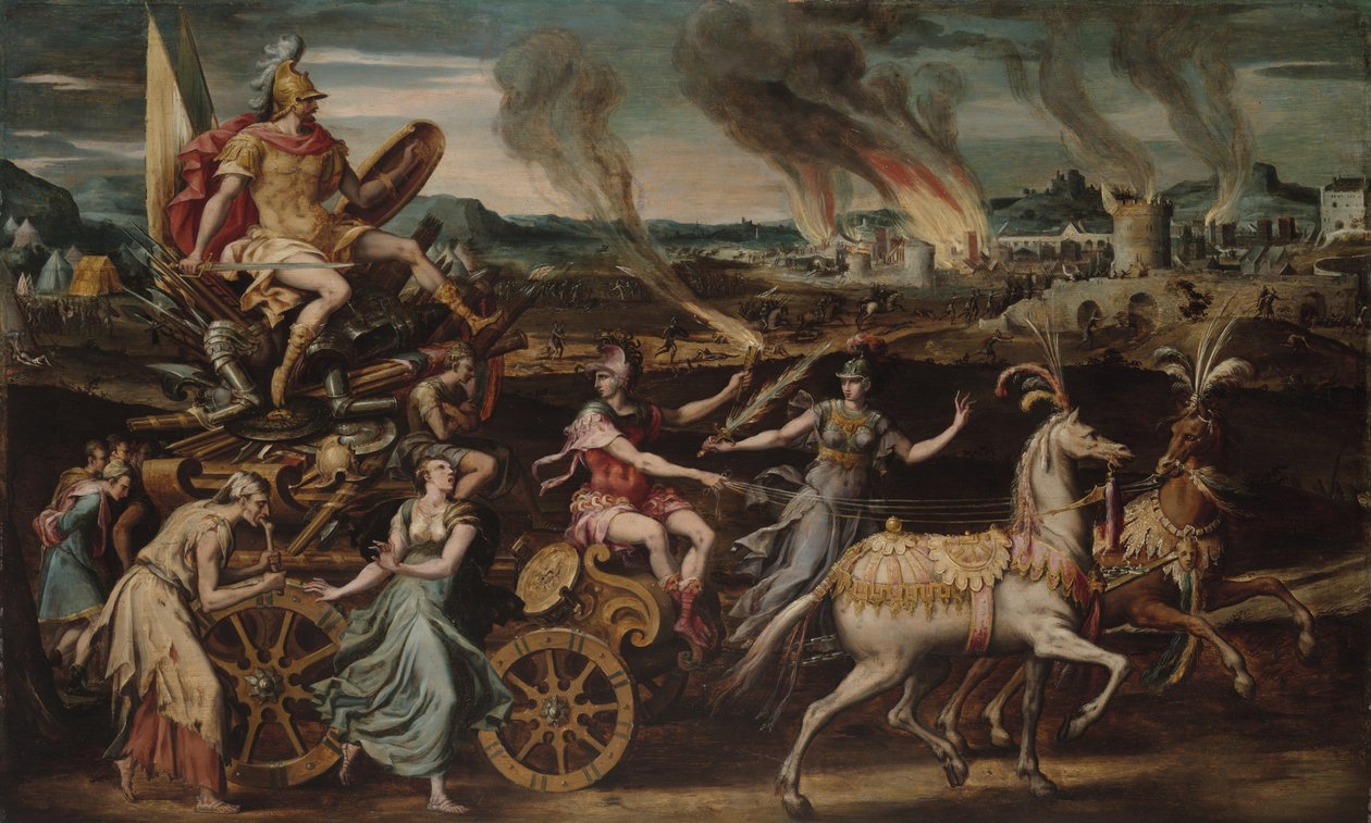Triumf Marsa, ok. 1570 autorstwa Antoine Caron