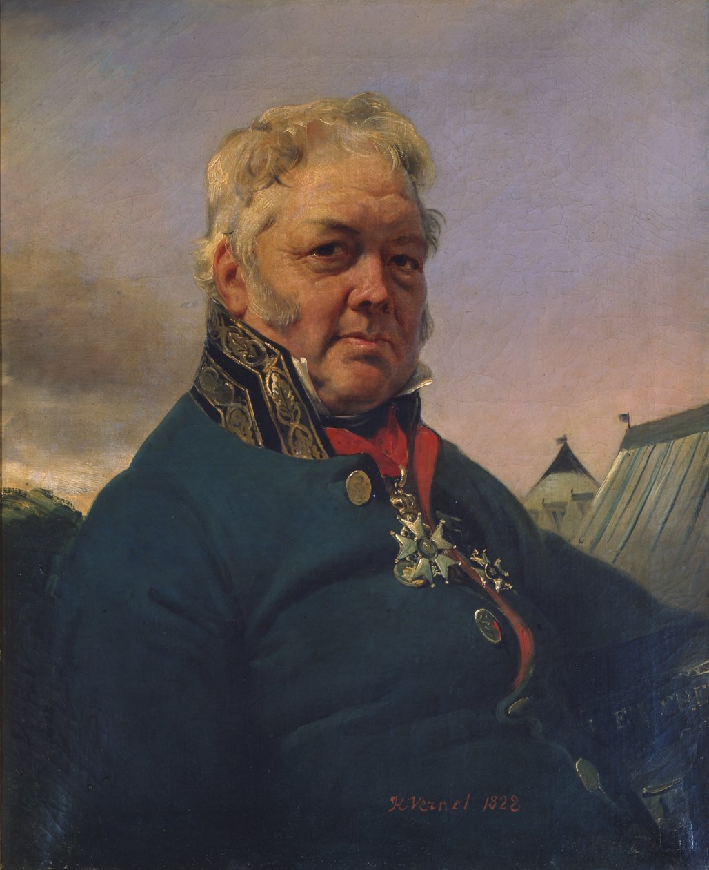 Baron Rene Nicolas Dufriche-Desgenettes (1762-1837) 1822 (olej na płótnie) autorstwa Antoine Charles Horace Vernet
