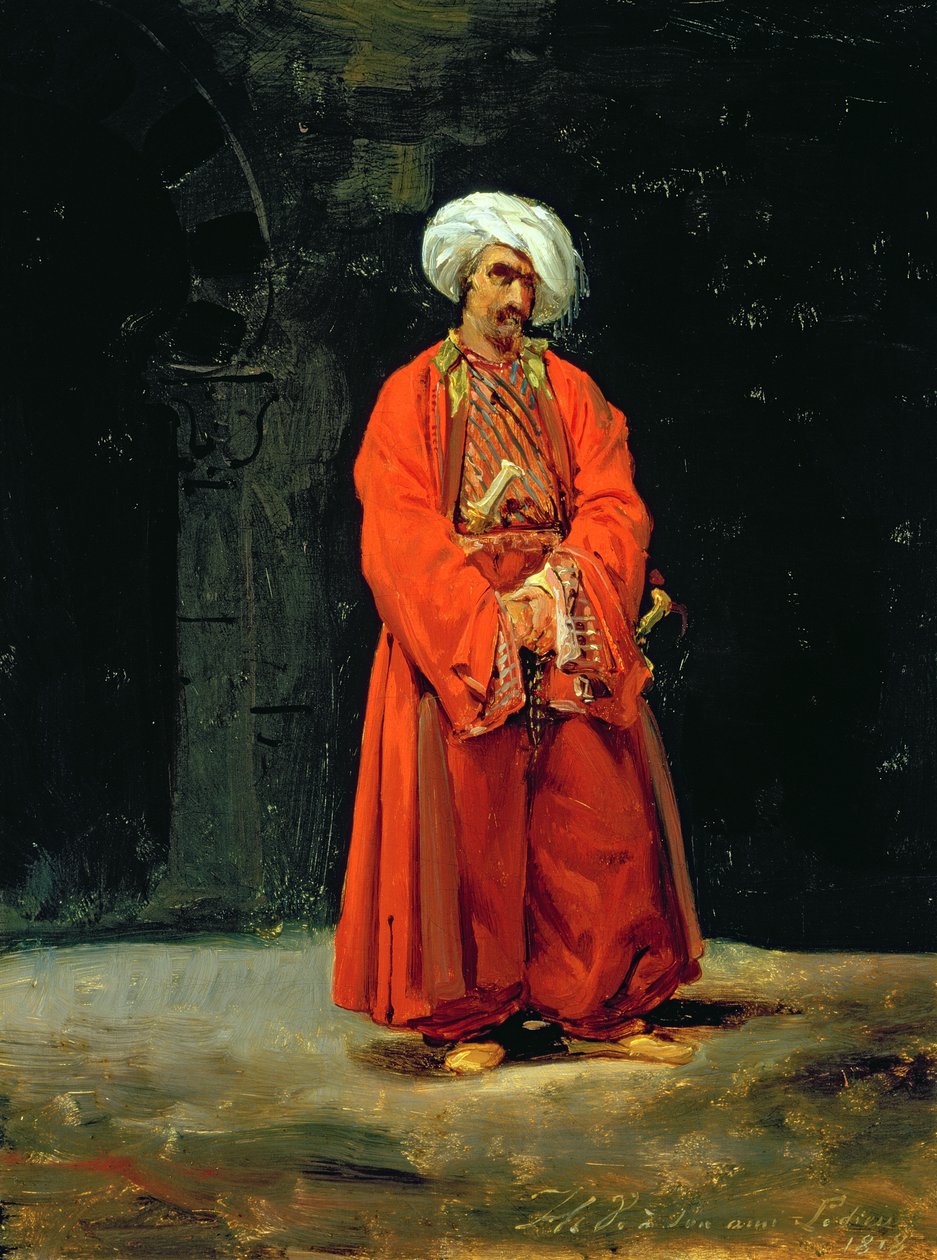 Portret orientalny, 1818 autorstwa Antoine Charles Horace Vernet