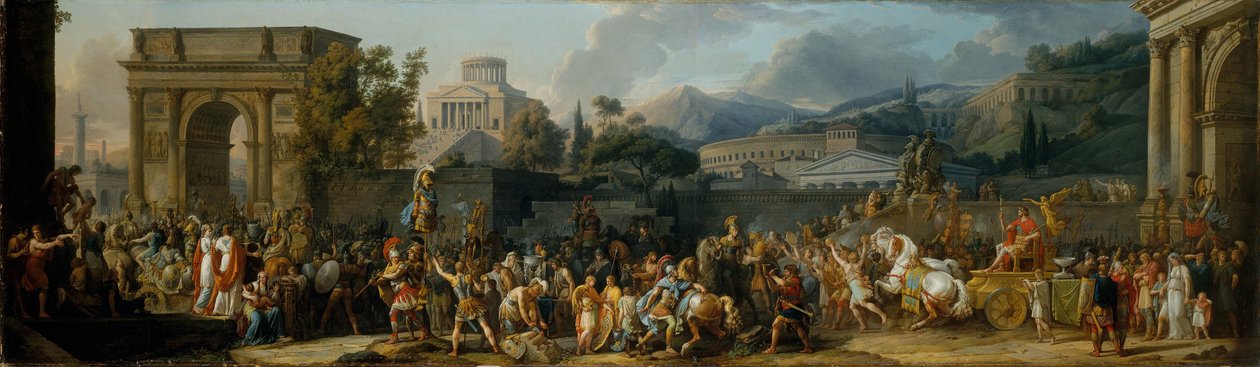 Triumf Emiliusza Paulusa, 1789 autorstwa Antoine Charles Horace Vernet