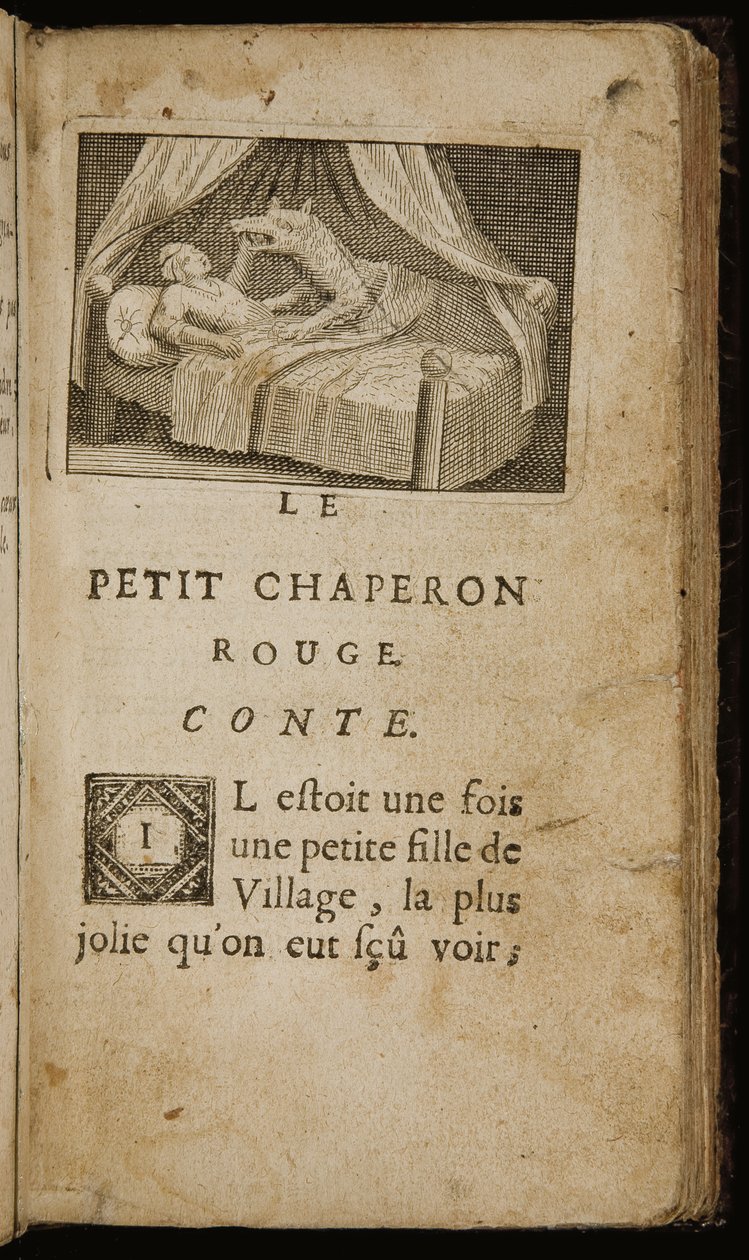 Strona tytułowa z „Opowieści lub opowieści z przeszłości. Z moralitetami” Charlesa Perraulta, Paryż: Claude Barbin, 1697 autorstwa Antoine Clouzier