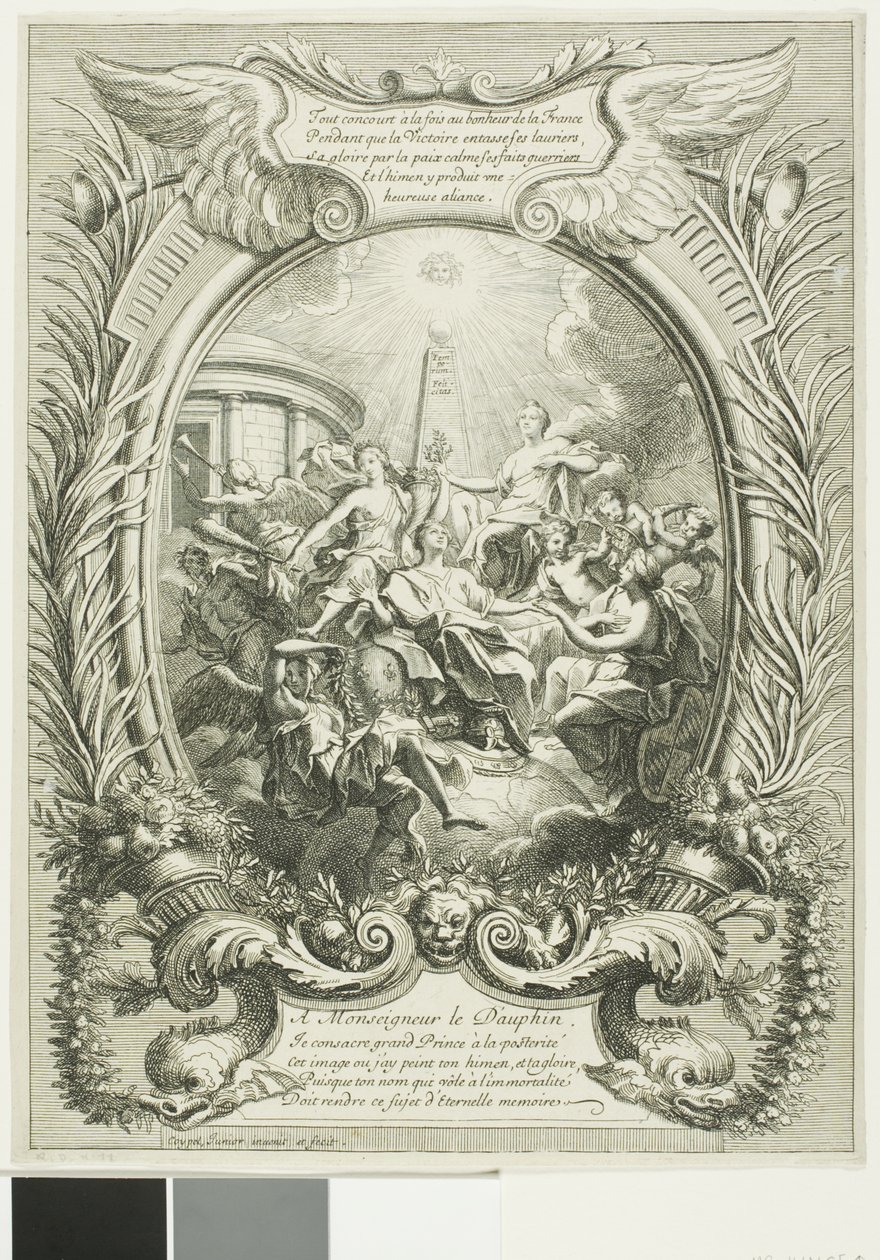 Alegoria Chwały Delfina autorstwa Antoine Coypel