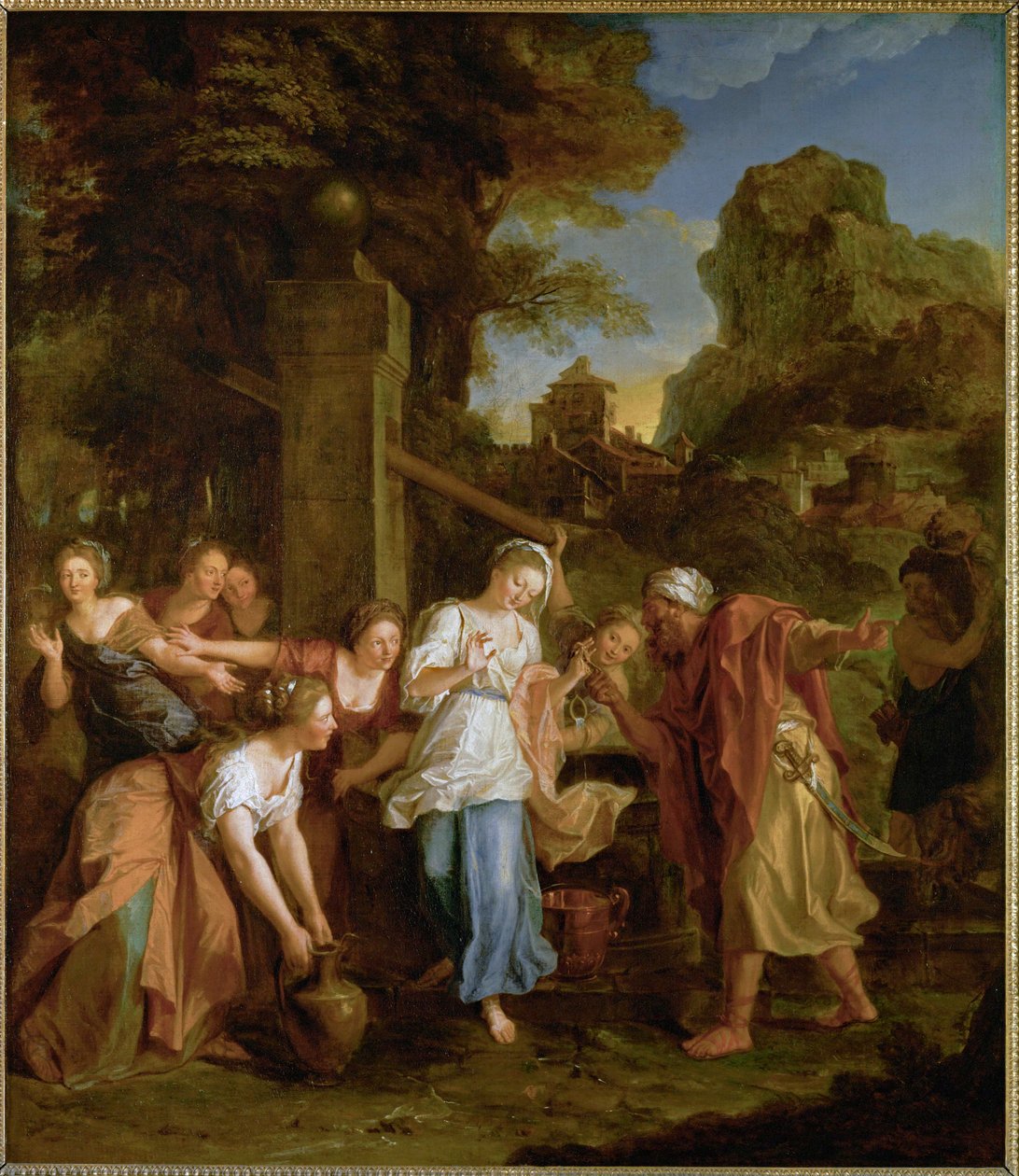 Eliezer et Rebecca ... autorstwa Antoine Coypel