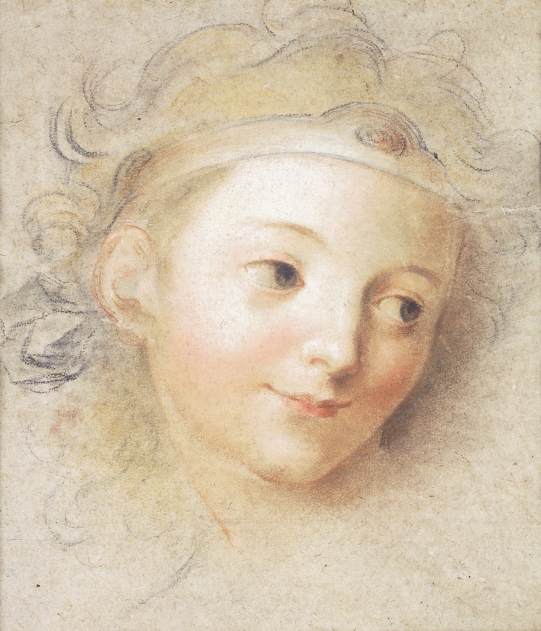 Głowa chłopca, autorstwa Antoine Coypel