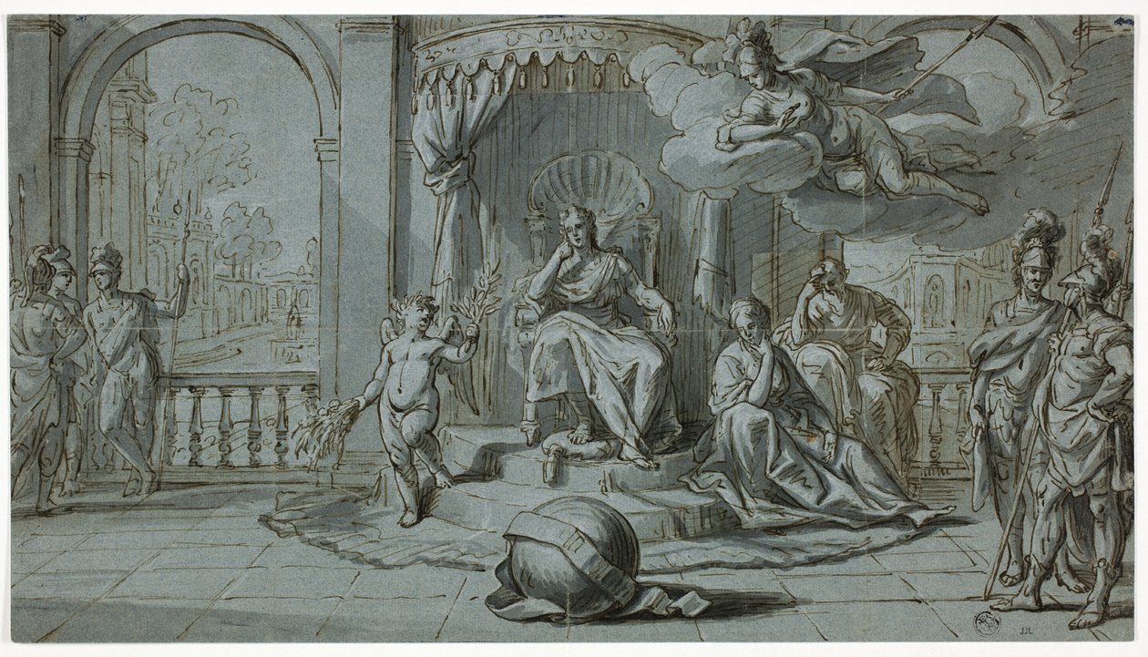 Aleksander Wielki planuje podbój świata autorstwa Antoine Dieu