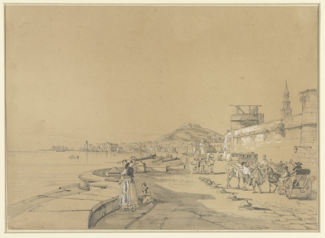 Twarz w Neapolu autorstwa Antoine Eugène Ernest Buttura