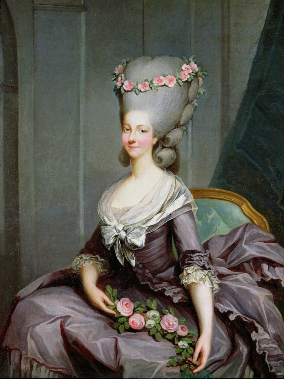 Marie-Therese de Savoie-Carignan (1749-92) Księżniczka Lamballe (olej na płótnie) autorstwa Antoine François Callet