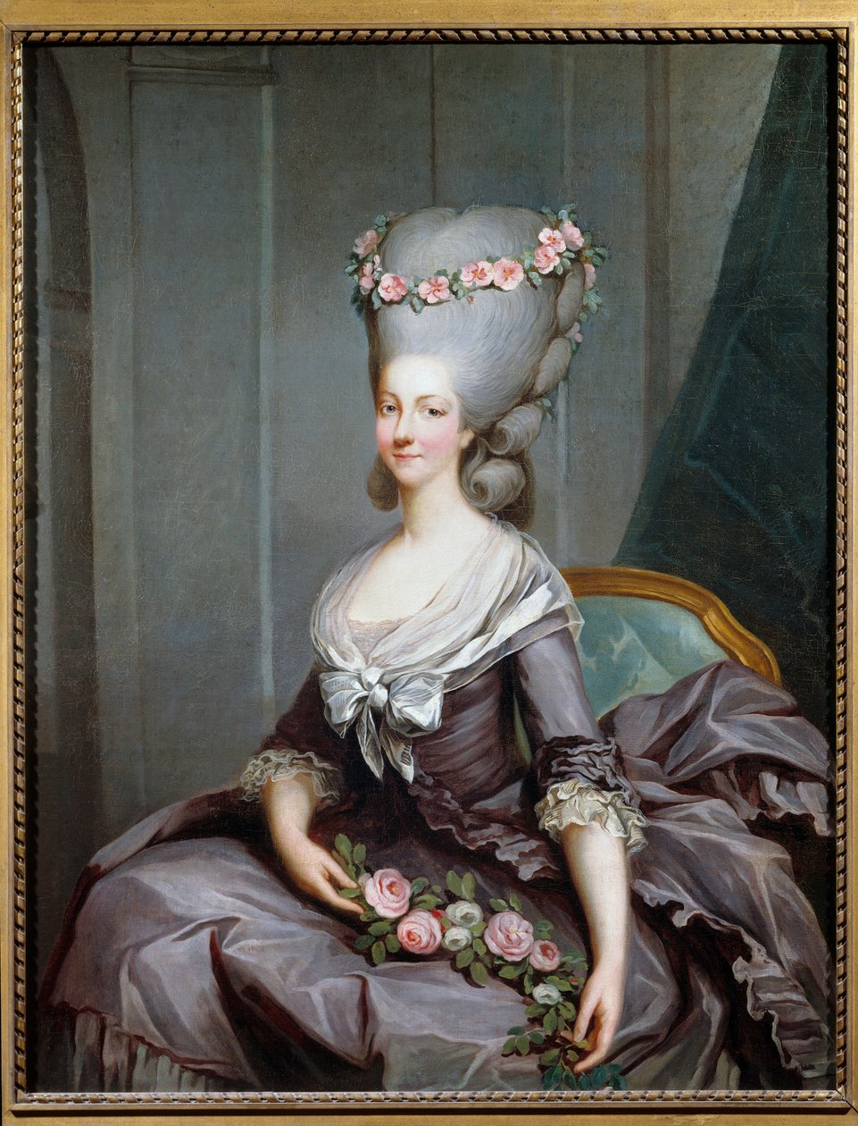 Portret Marii Teresy Louise de Savoie Carignan, księżnej Lamballe autorstwa Antoine François Callet