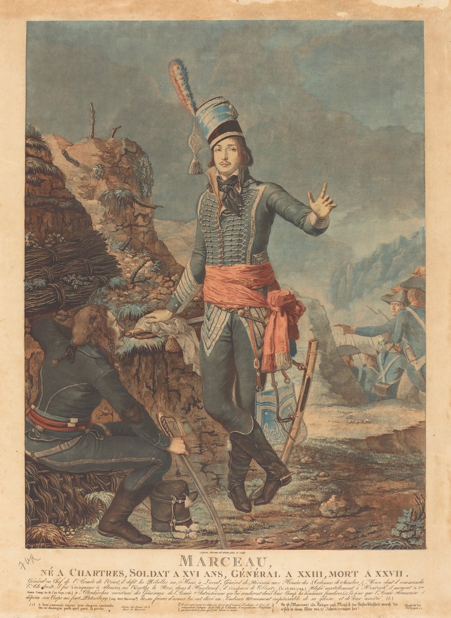 Generał Francois Severin Desgraviers Marceau autorstwa Antoine François Sergent