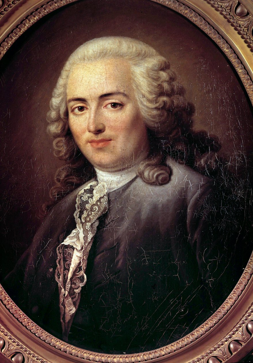 Portret Anne Robert Jacques Turgot (1727-1781) Minister Obraz Antoine