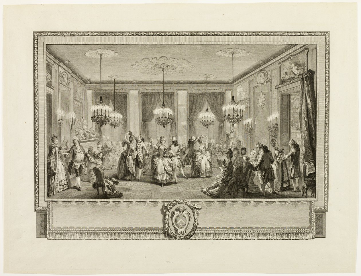 Bal Paré (Klejnotowa Kula) autorstwa Antoine Jean Duclos