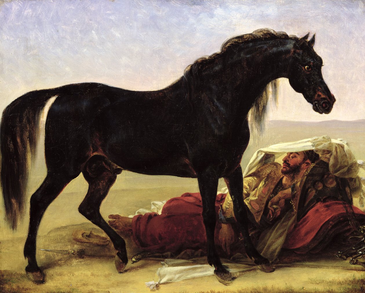 Arabų arklių polo autorstwa Antoine Jean Gros