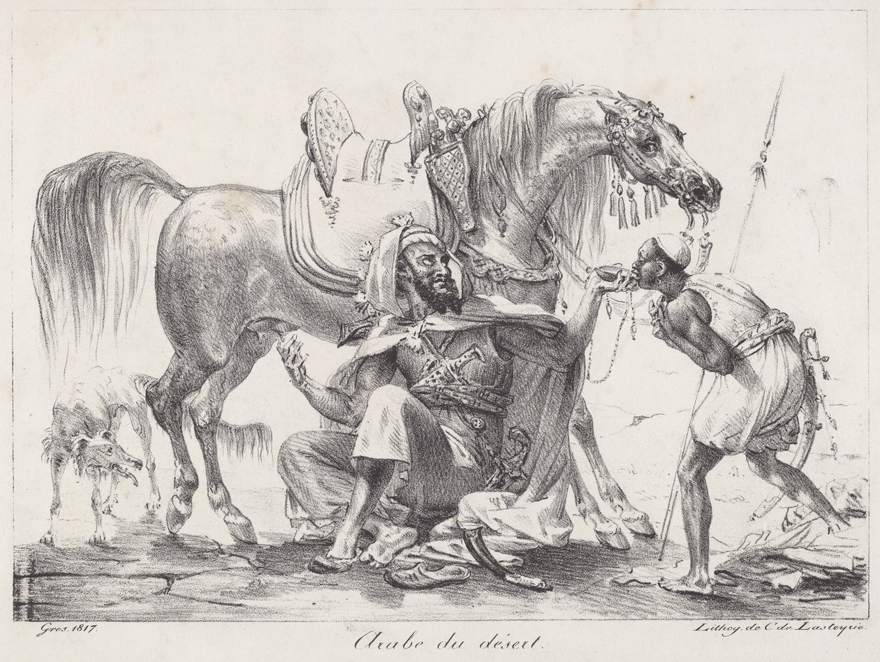 Arab pustynny (Arab pustynny) autorstwa Antoine Jean Gros