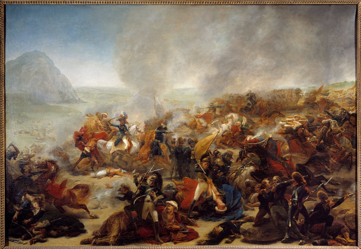 Kampania (Ekspedycja) z Egiptu (1798–1801): „Bitwa o Nazaret w dniu 08/04/1799” ”„ W tej bitwie zwycięstwo generała Jeana Andoche Junot (Jean-Andoche) (1771-1813). Obraz Antoine Jean Gros (1771-1835) 1801 nd. 1,35x1,95 m Nantes, Musee des B autorstwa Antoine Jean Gros