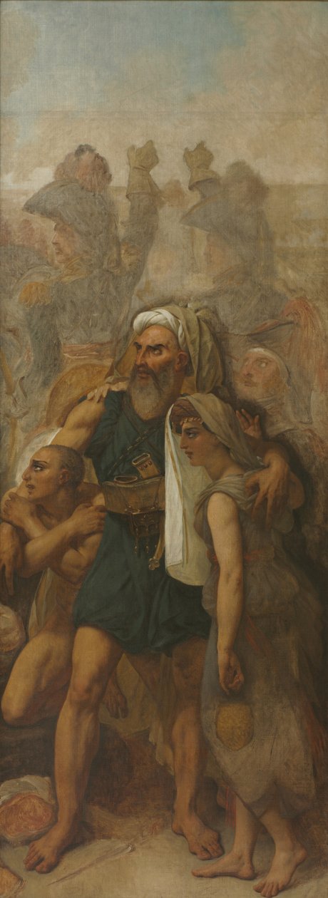 Rodzina egipska autorstwa Antoine Jean Gros
