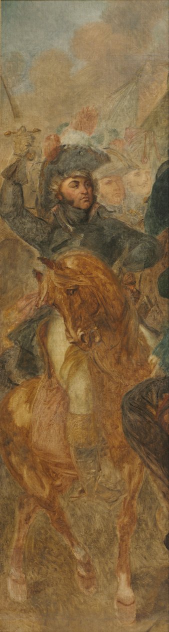 Generał Jean-Baptiste Kléber (szkic do filmu "Bitwa pod piramidami") autorstwa Antoine Jean Gros
