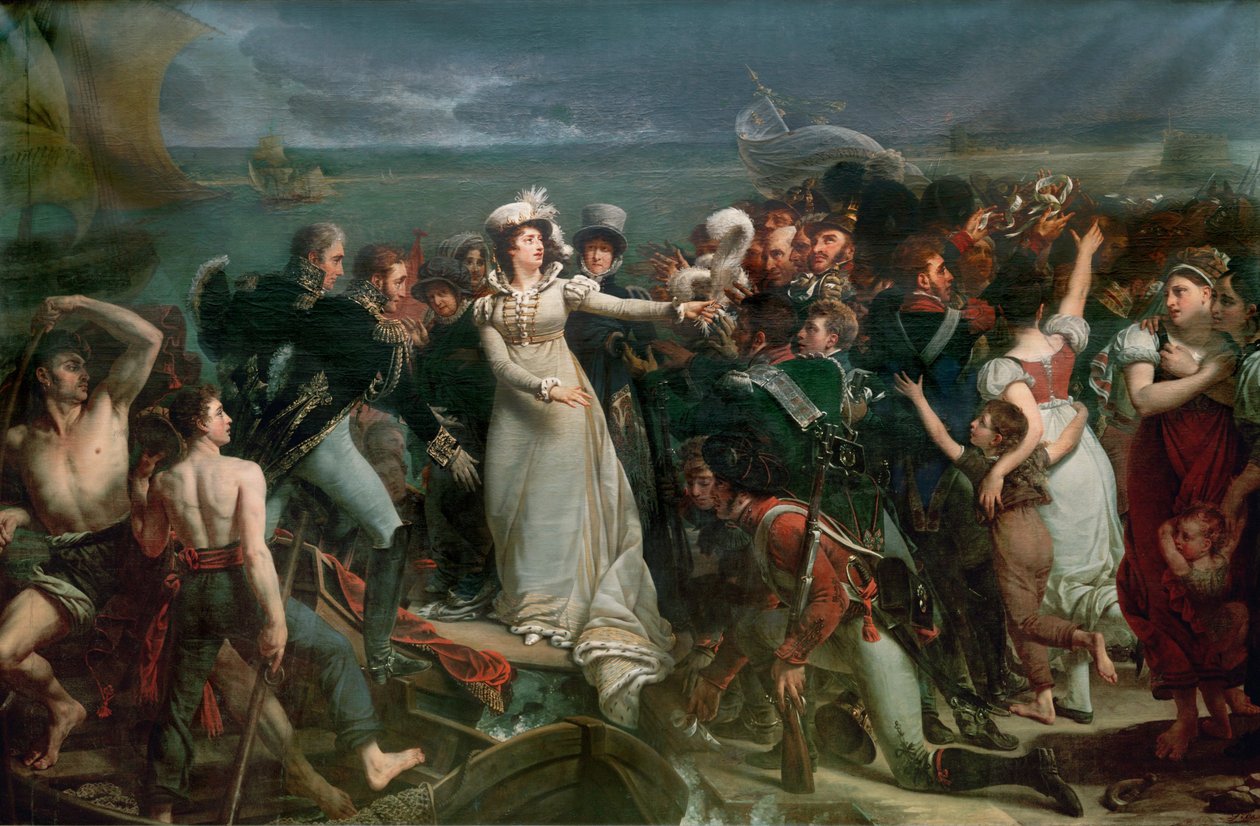 Maria Teresa, księżna Angouleme ... (olej na płótnie) autorstwa Antoine Jean Gros
