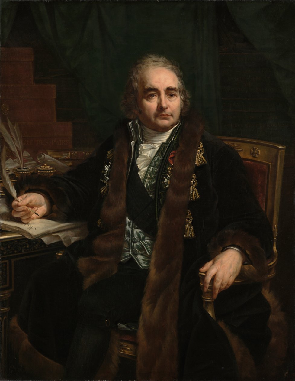 Portret hrabiego Jean-Antoine Chaptal autorstwa Antoine Jean Gros