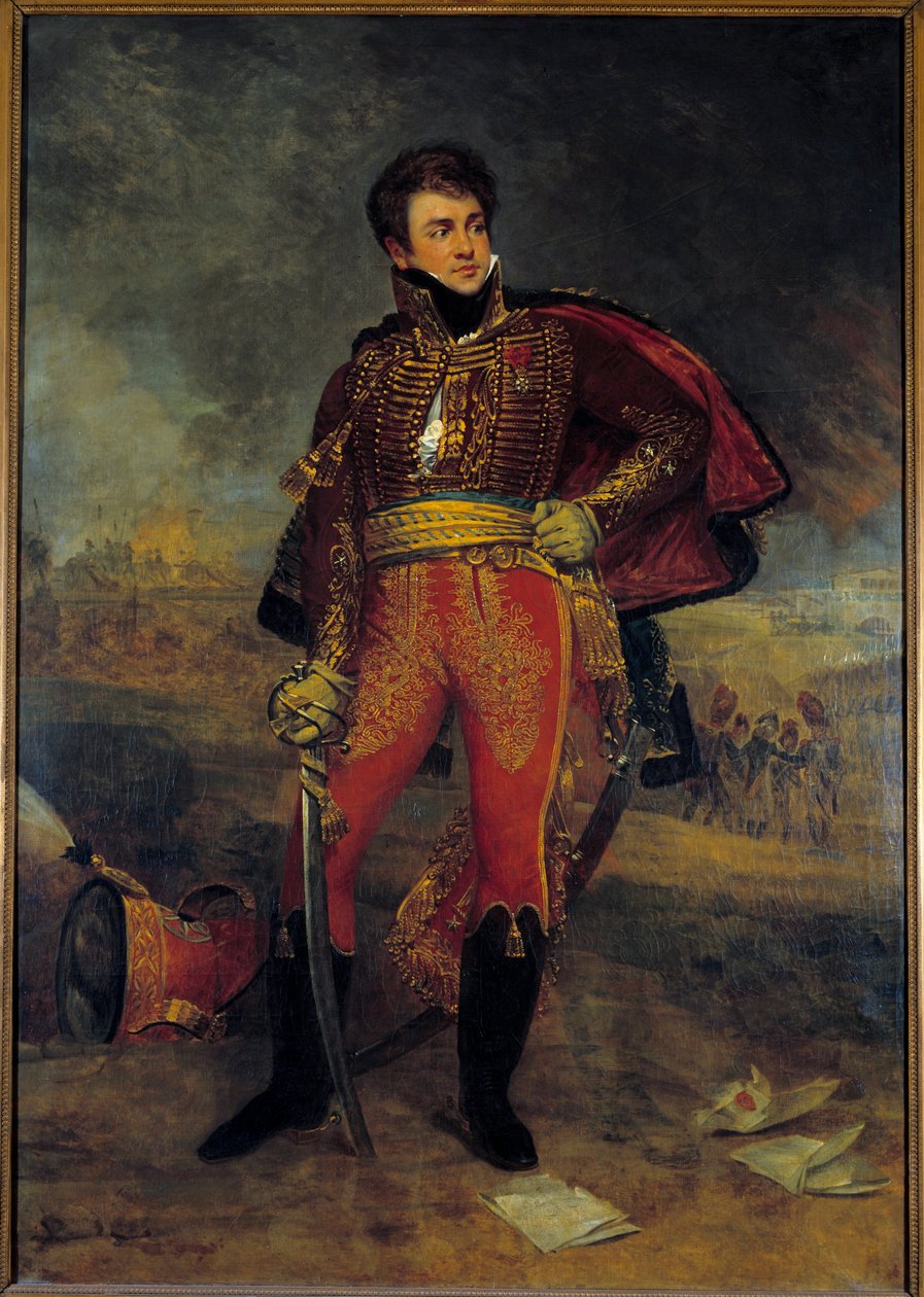 Portret generała hrabiego Francois Fournier Sarloveze (1773-1827) Obraz Antoine Jean Gros (1771-1835) autorstwa Antoine Jean Gros