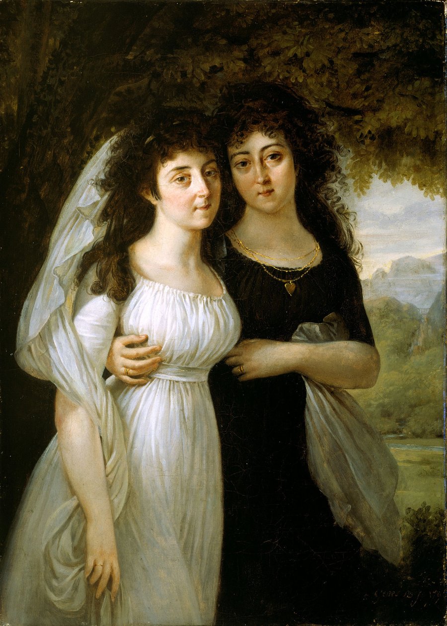 Portret Sióstr Maistre autorstwa Antoine Jean Gros