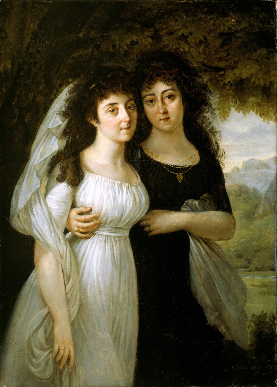 Portret Sióstr Maistre, 1796. autorstwa Antoine Jean Gros
