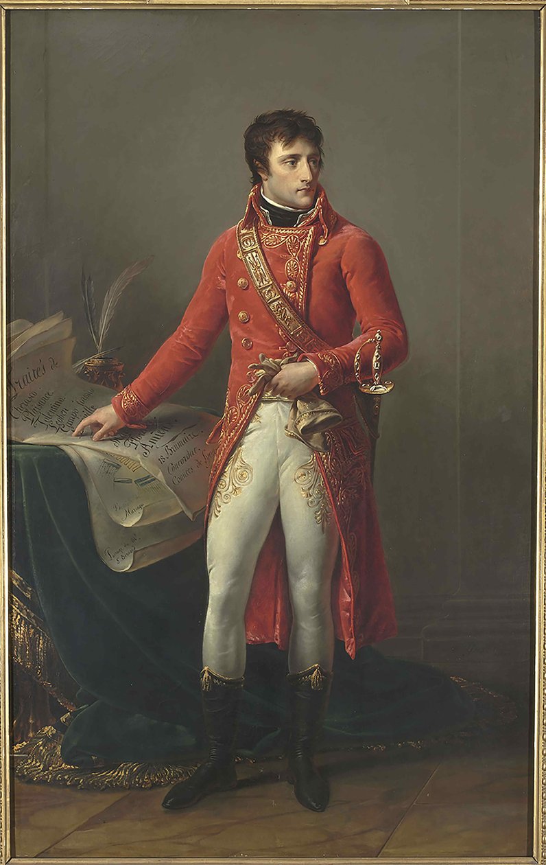 Napoleon Bonaparte jako pierwszy konsul Francji, 1803. autorstwa Antoine Jean Gros Baron