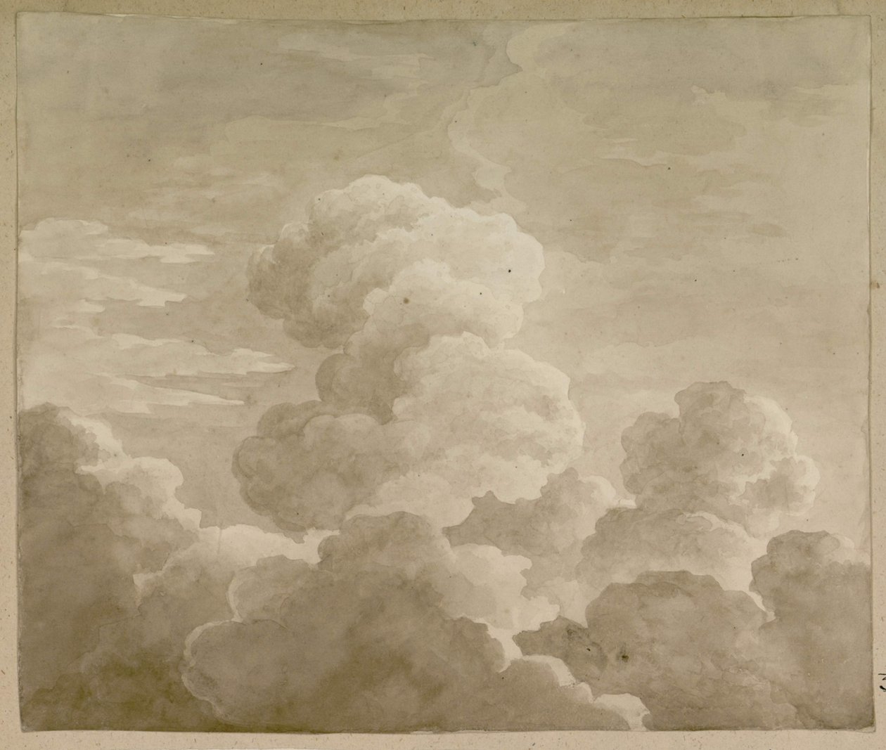 Studium chmur, 1815. autorstwa Antoine Laurent Castellan