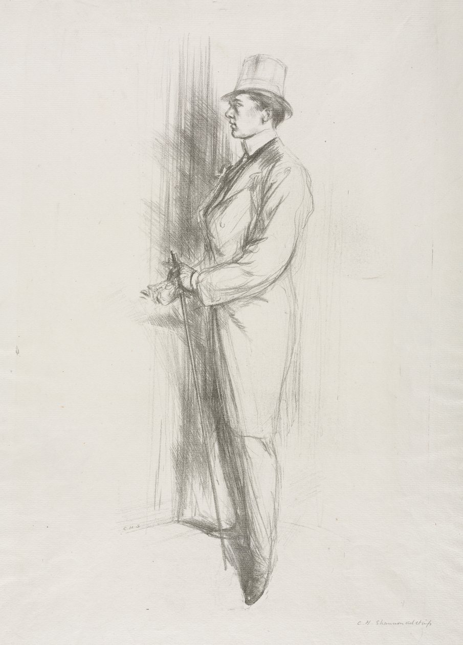 Sir Max Beerbohm autorstwa Antoine Louis Barye