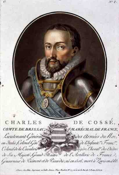 Portret Charlesa de Cosse, hrabiego Brissac, feldmarszałka Francji (1506-63) autorstwa Antoine Louis Francois Sergent Marceau