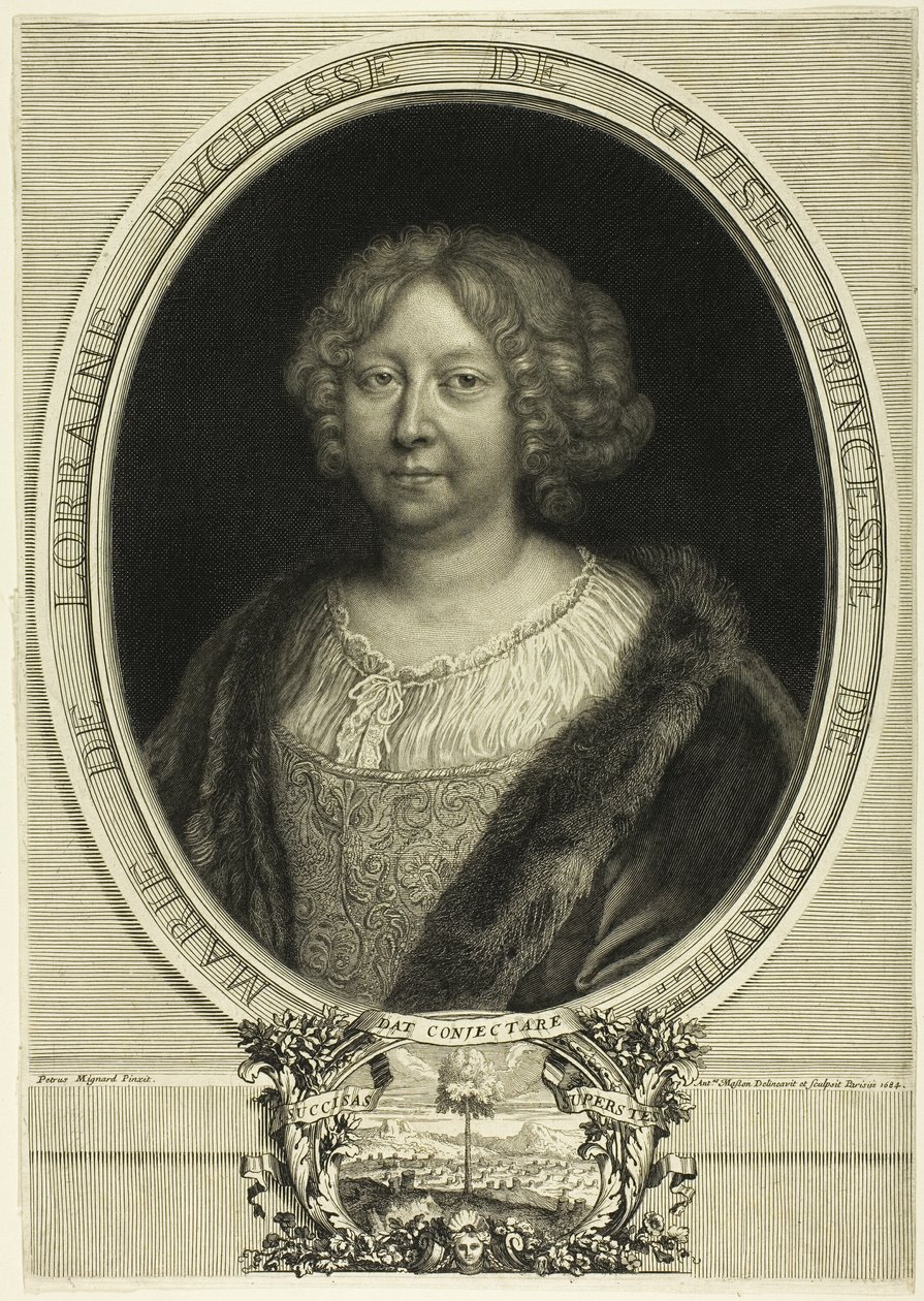 Marie de Lorraine, księżna Guise, księżna Joinville autorstwa Antoine Masson