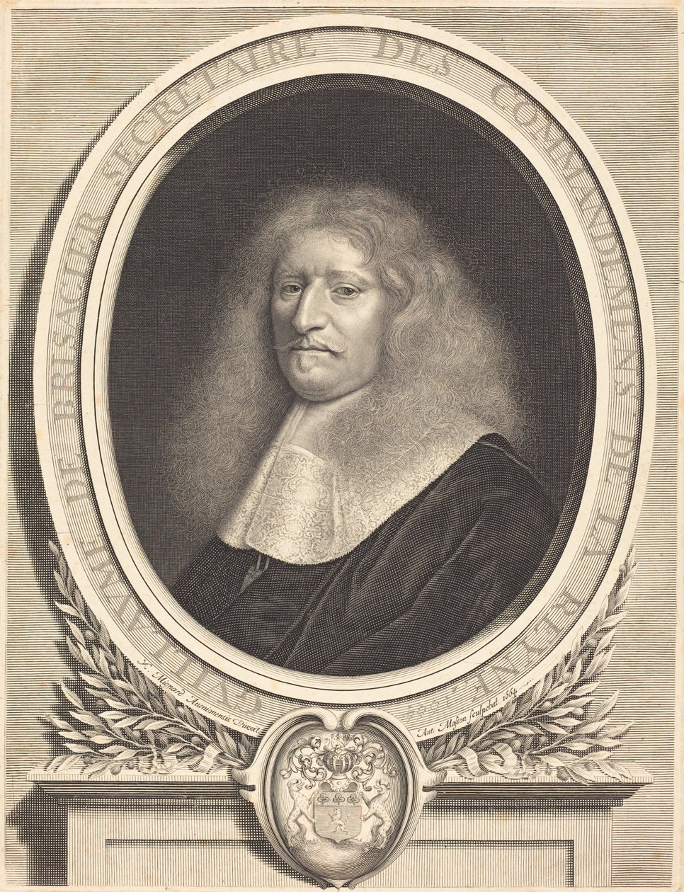 Wilhelm z Brisacier autorstwa Antoine Masson after Nicolas Mignard